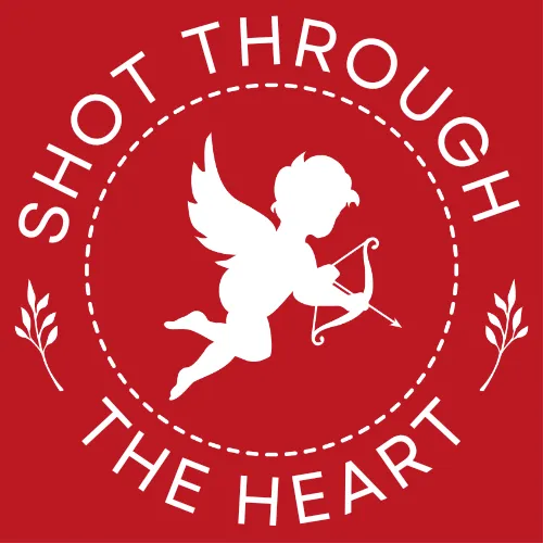 Shot Through The Heart Valentine's Day Graphic Tee