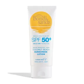 Spf 50  Sunscreen Lotion Coconut Beach Scent