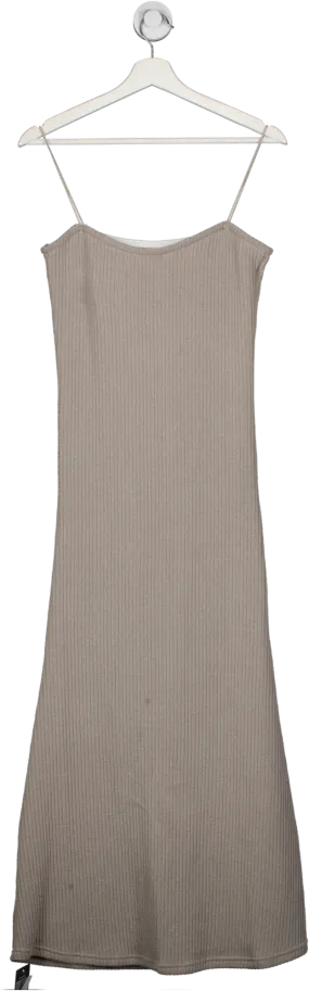 storets Nude Mandy Knitted Maxi Dress UK S/M