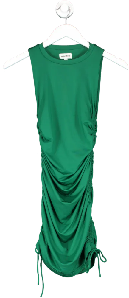 Superdown Green Ruched Side Dress UK XS