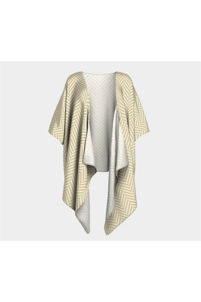 Sweet Corn & Soybean Draped Kimono