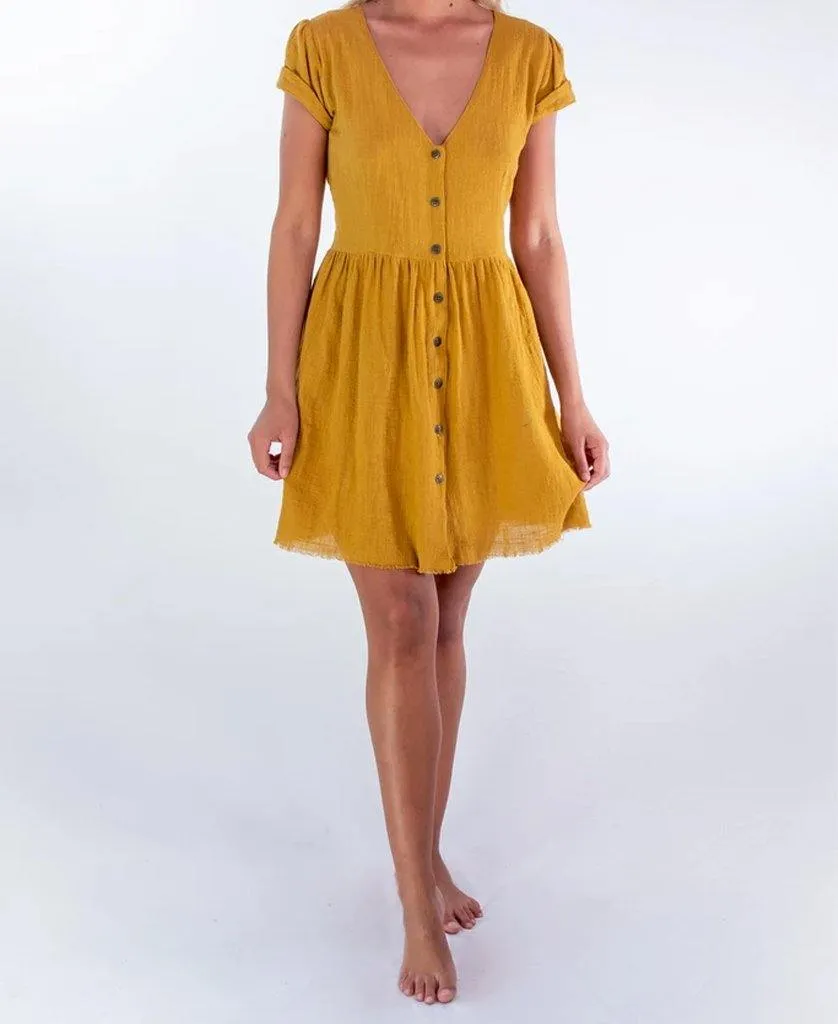 Tali Dress | Mustard