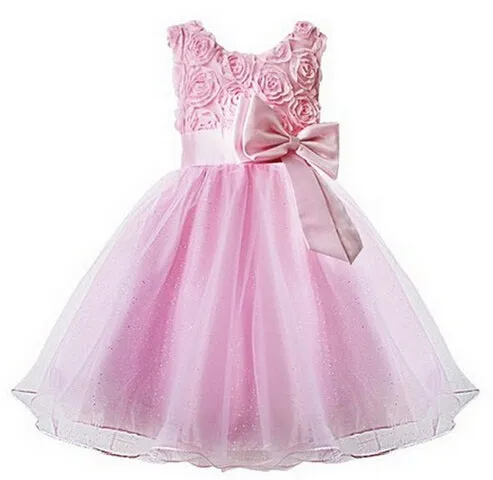 Toddler Girl Flower Petals Dress