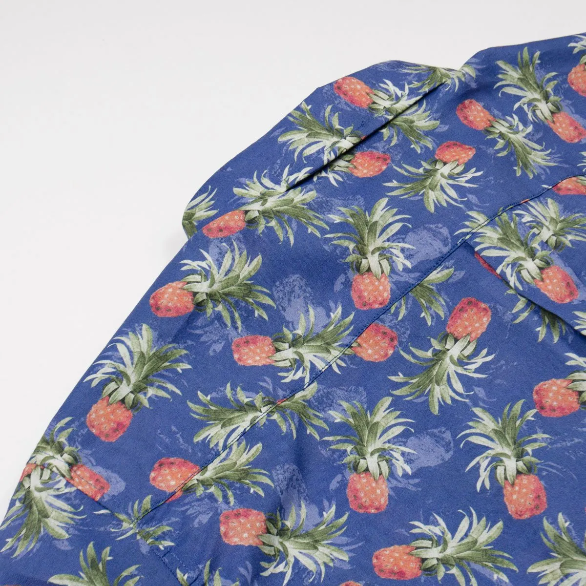 Toka Toka - Ringo Short Sleeve Shirt - Laguna (Navy Ananas)