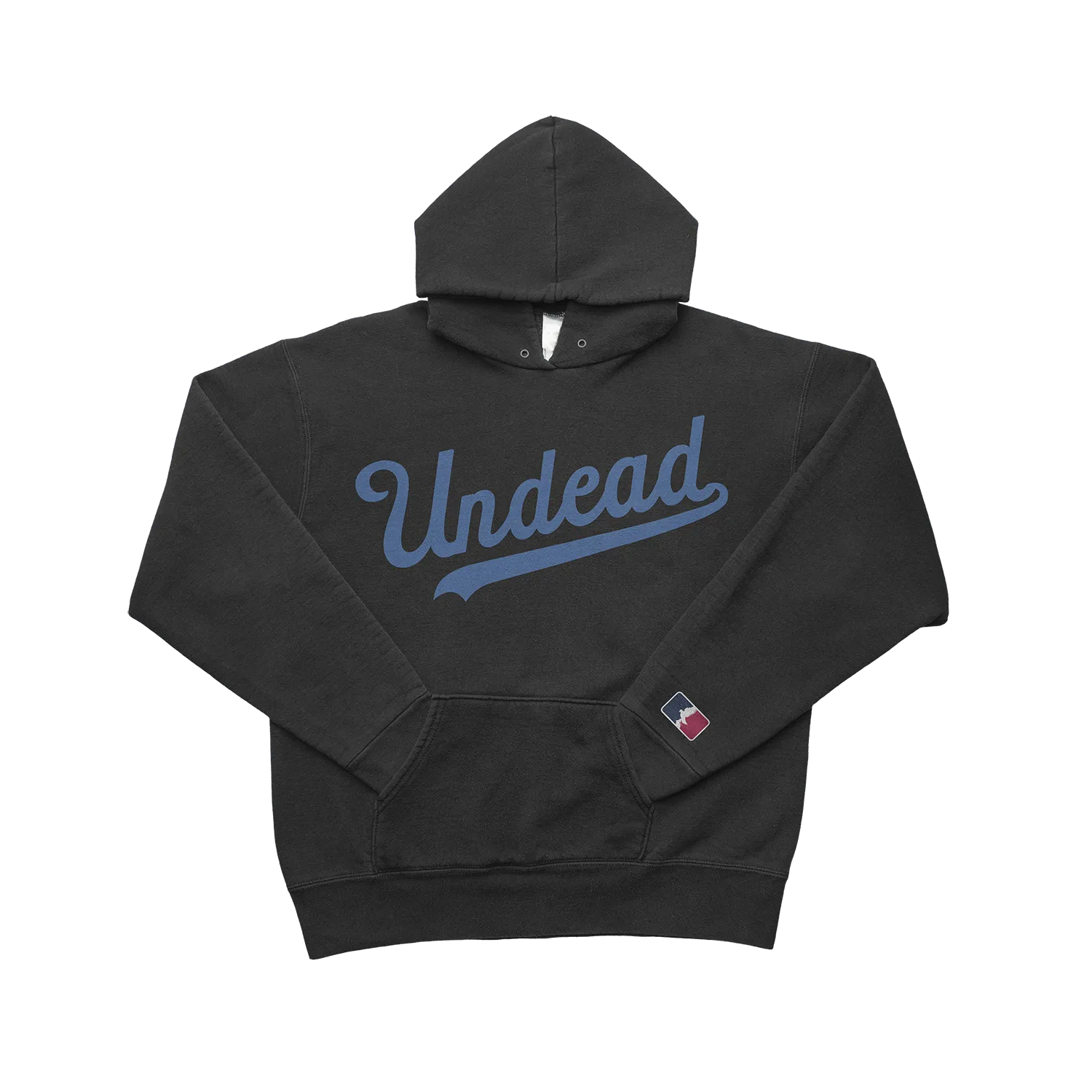 Undead Baseball Pullover Hoodie (Black)