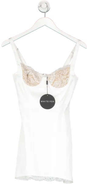 White Fox White Admire You Mini Dress UK XS