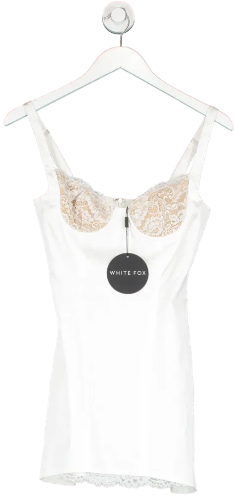 White Fox White Admire You Mini Dress UK XS