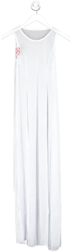 Wolfe Bay White Mesh Split Dress UK S